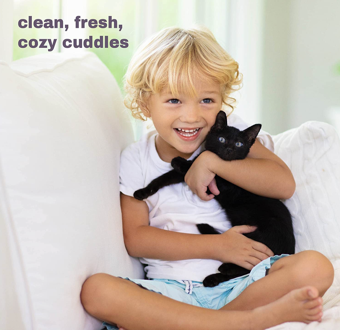 All Natural Waterless Cat Shampoo - Hypoallergenic, Fragarance Free - 8 oz