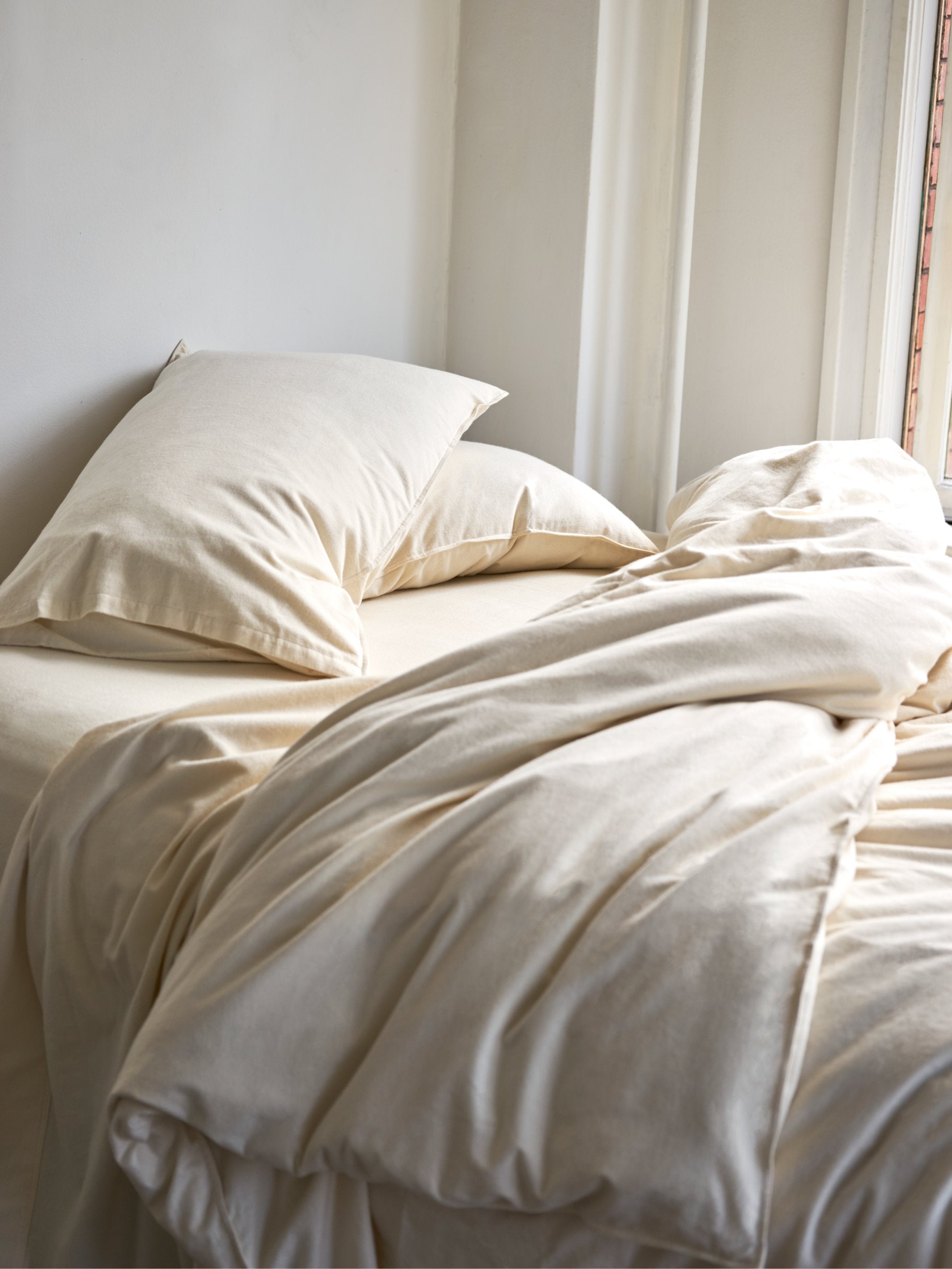 Organic and Fairtrade Warm + Cozy Flannel Duvet Cover