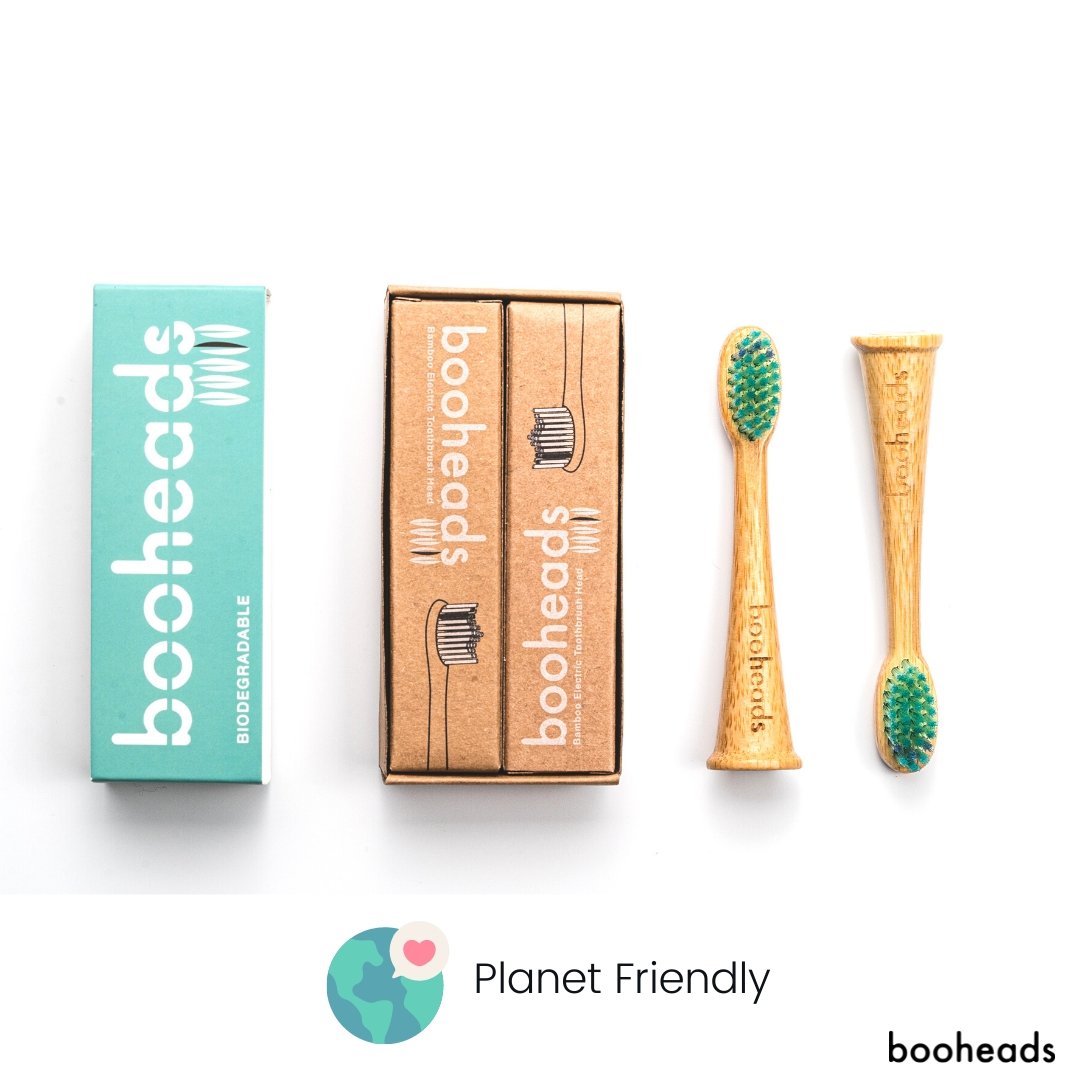 Bamboo Electric Toothbrush Heads for Sonicare Hybrid Edition - 2 Pack