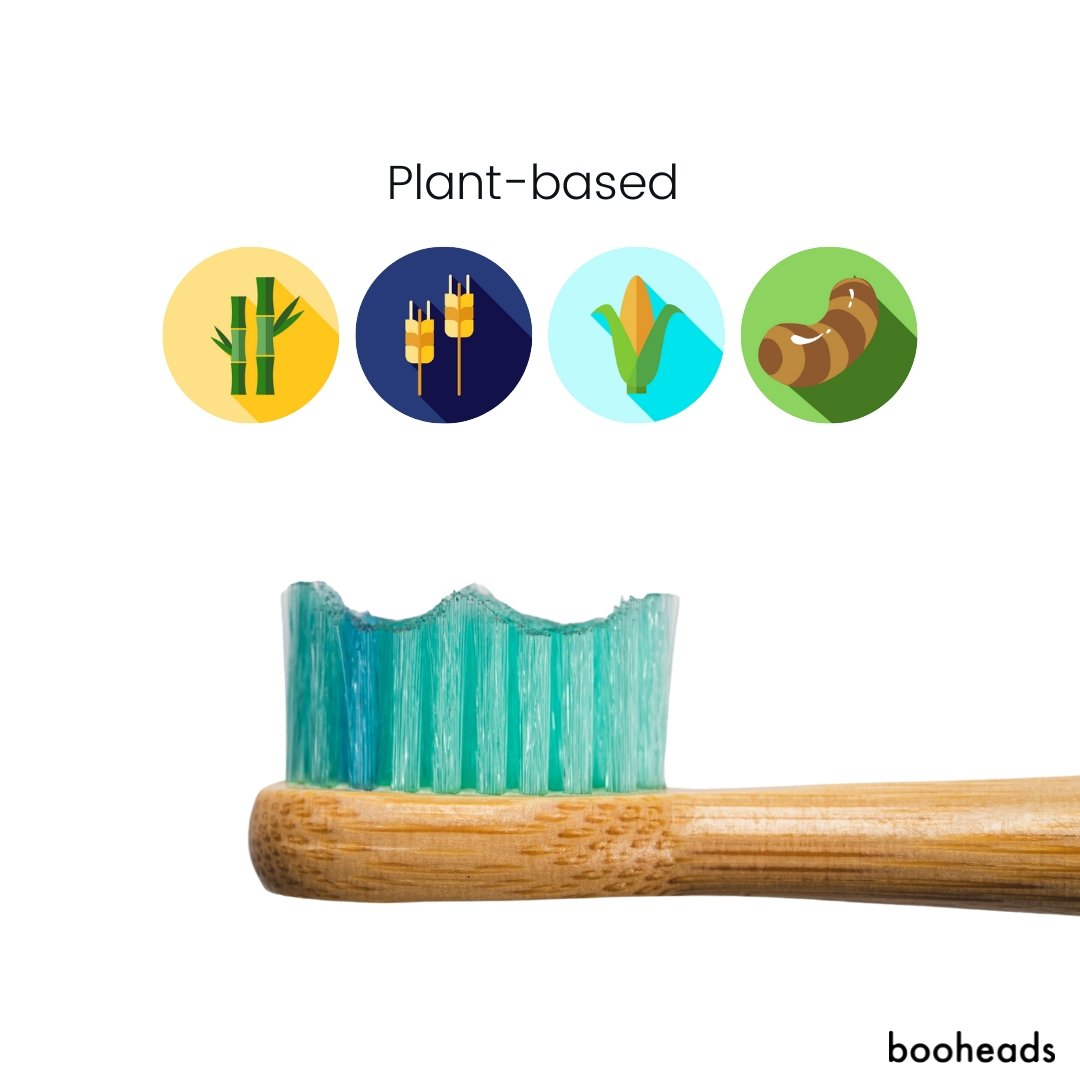 Bamboo Electric Toothbrush Heads for Sonicare Hybrid Edition - 4 Pack