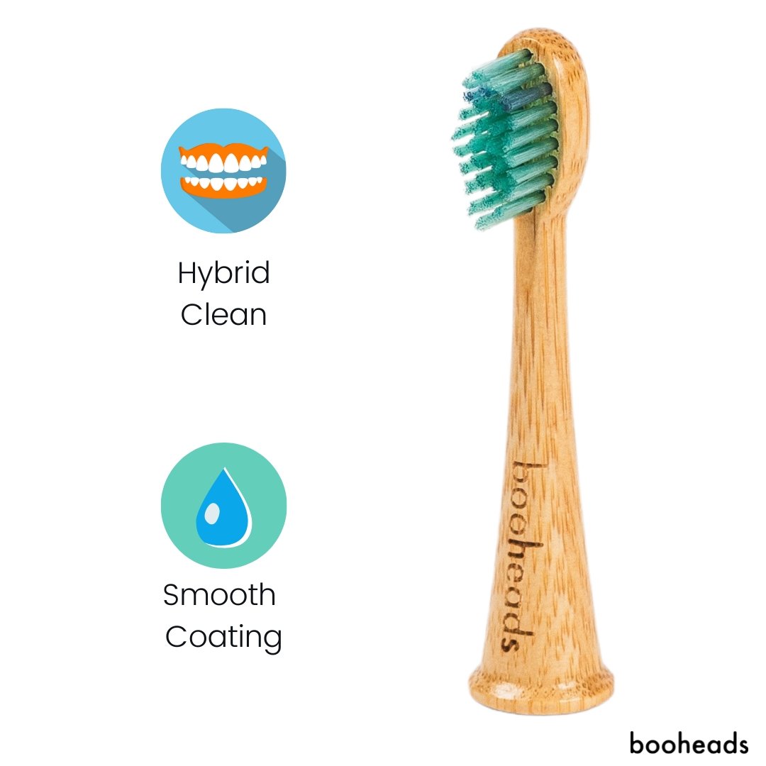 Bamboo Electric Toothbrush Heads for Sonicare Hybrid Edition - 4 Pack