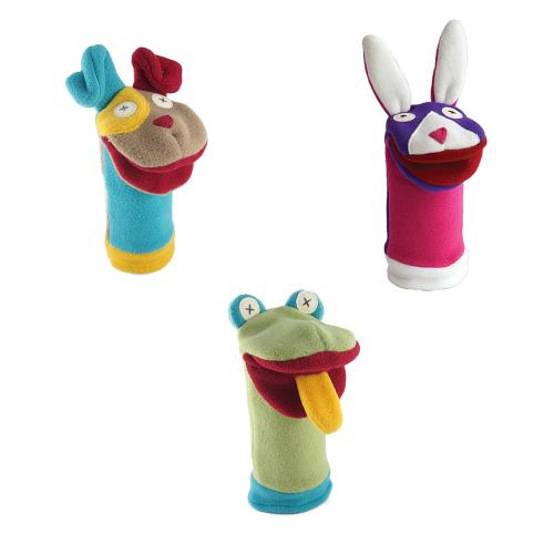 Set of 3 Handcrafted Pet Puppets