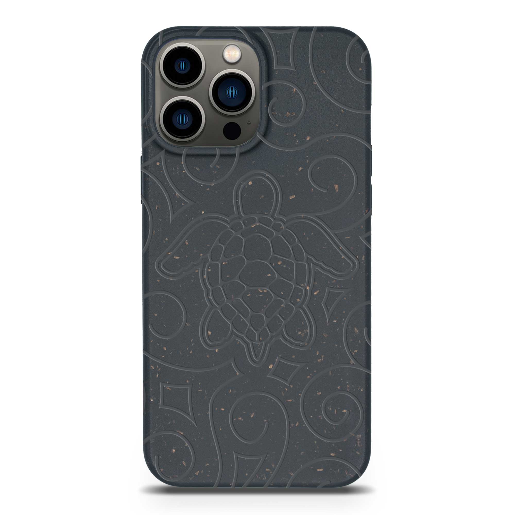 Ocean Turtle -  Biodegradable phone case - Ocean Blue and Black