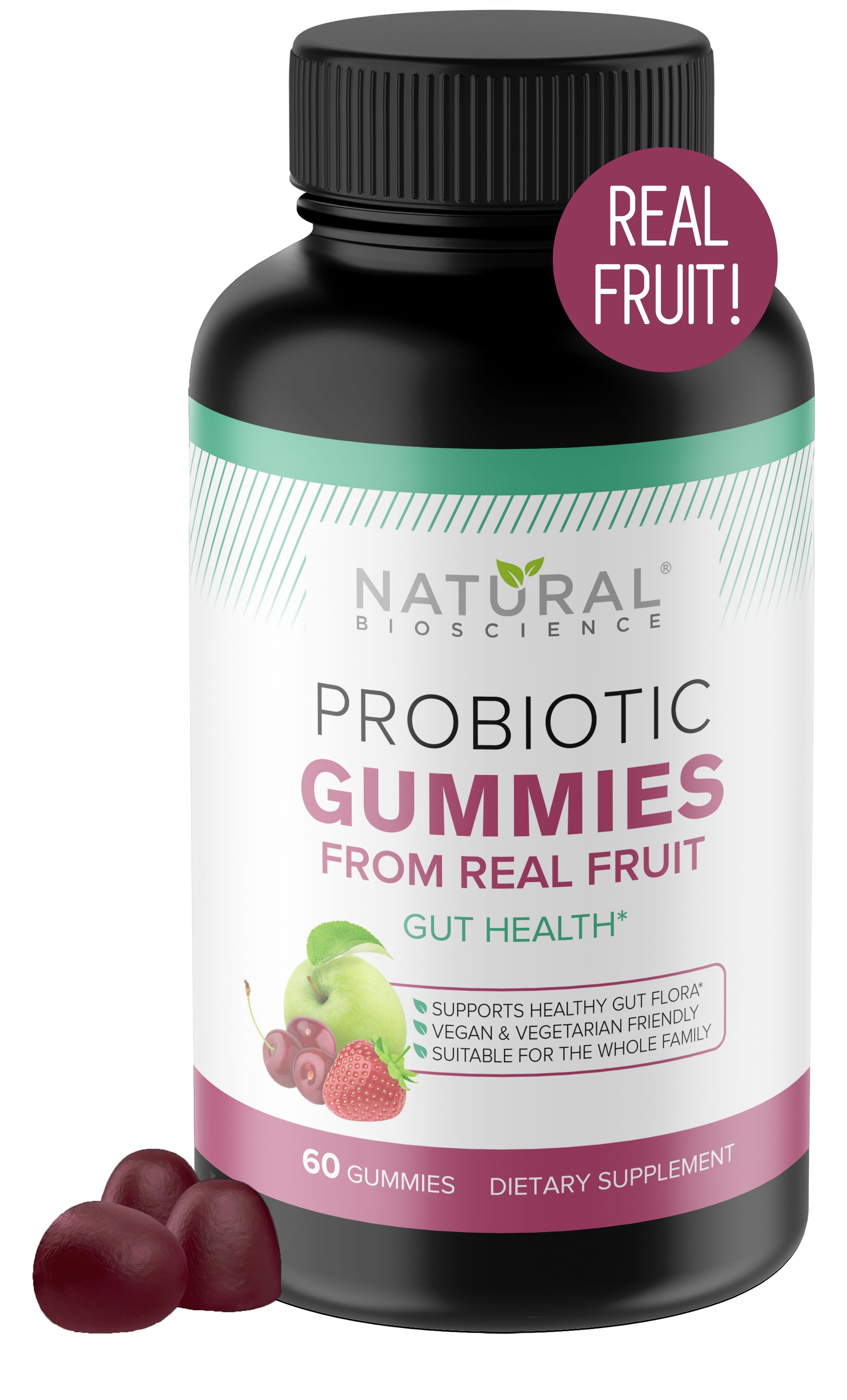 Probiotic Gummies from Real Fruit