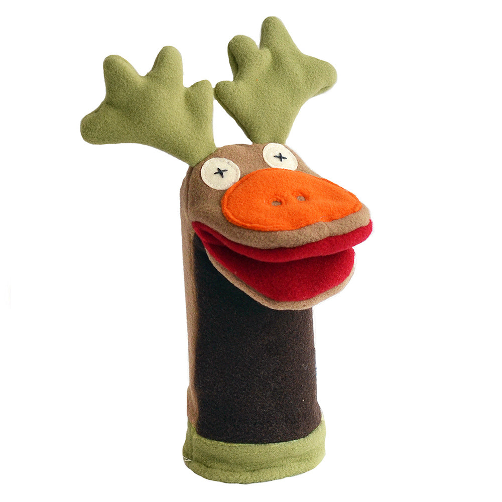 Softy Moose Hand Puppet