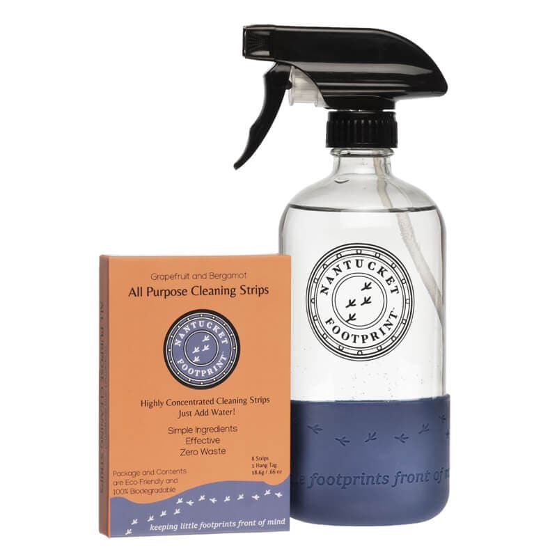 All Purpose Bundle: All Purpose Concentrated Dissolving Strips & Reusable Glass Bottle - Save 10%