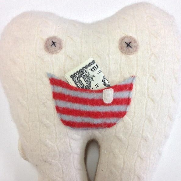 Softy Tooth Pillow Pal from Reclaimed Wool